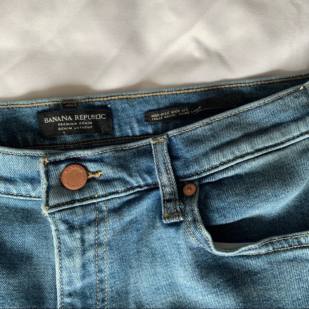 Banana republic wide leg jeans